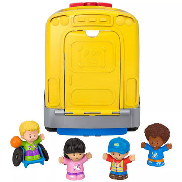 Fisher-Price Little People Big Yellow School Bus Musical Pull Toy - Curacao