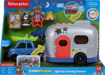 Fisher-Price Little People Light-Up Learning Camper Playset