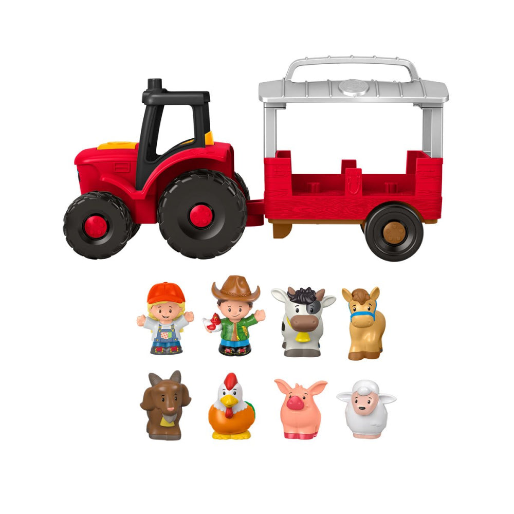 Set de regalo con tractor para el cuidado de animales de Fisher-Price