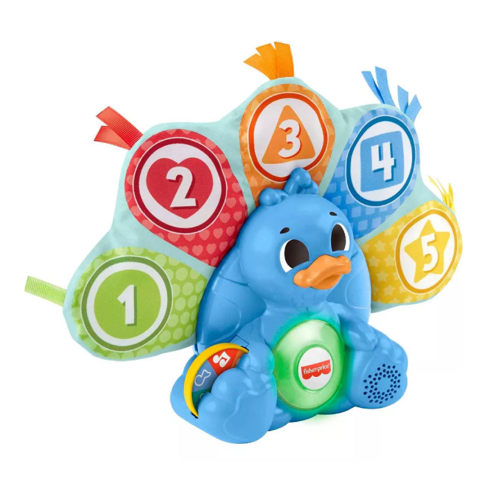 Fisher-Price Linkimals Counting and Colors Peacock, Multicolor