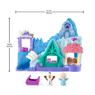 Set de juego de aventuras en trineo de Arendelle de Frozen de Little People, Disney