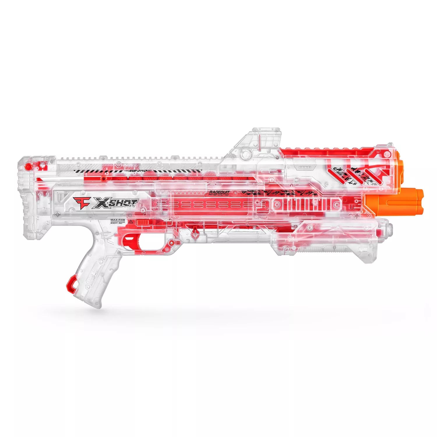 X-Shot Faze Clan Ragequit Round Blaster with 24 Dart Balls - Red
