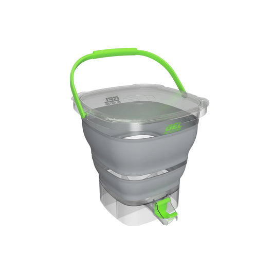 Depósito de gel para carga y colado rápido de 8,5" con depósito para gel Blaster, color gris