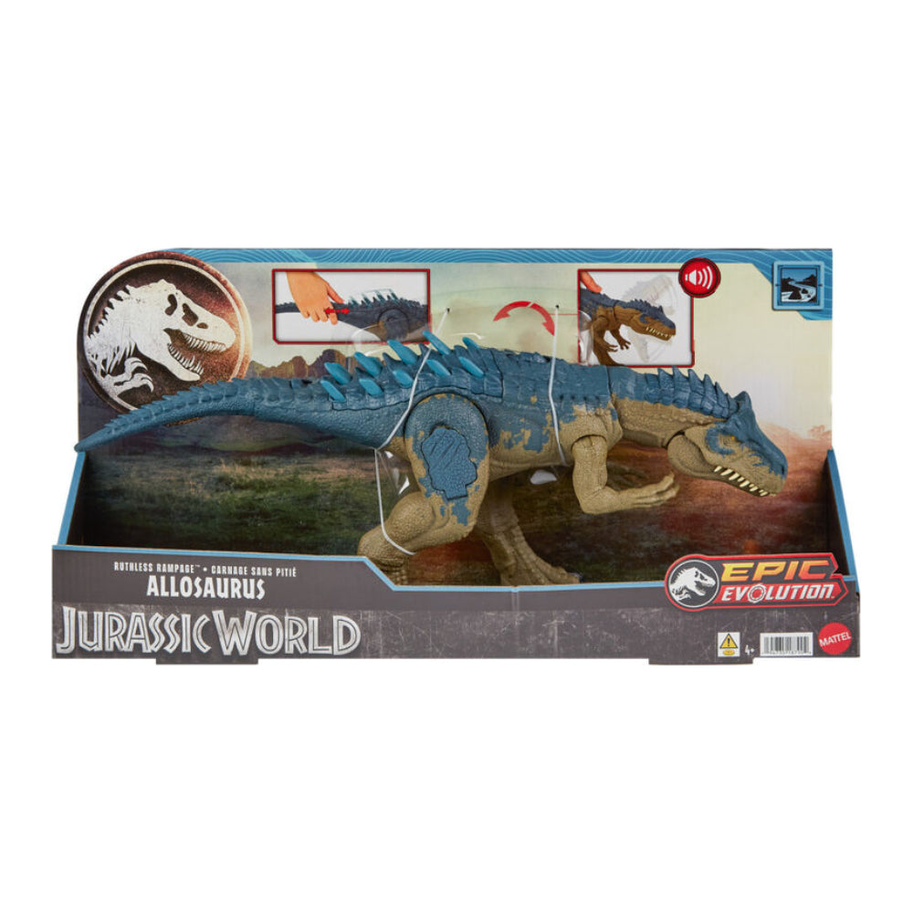 Dinosaurio de juguete Allosaurus de Jurassic World Ruthless Rampagin