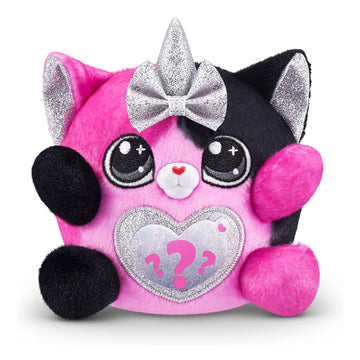 Peluche ultra suave de gato calicó de la serie 7 de Rainbocorns Kittycorn Surprise