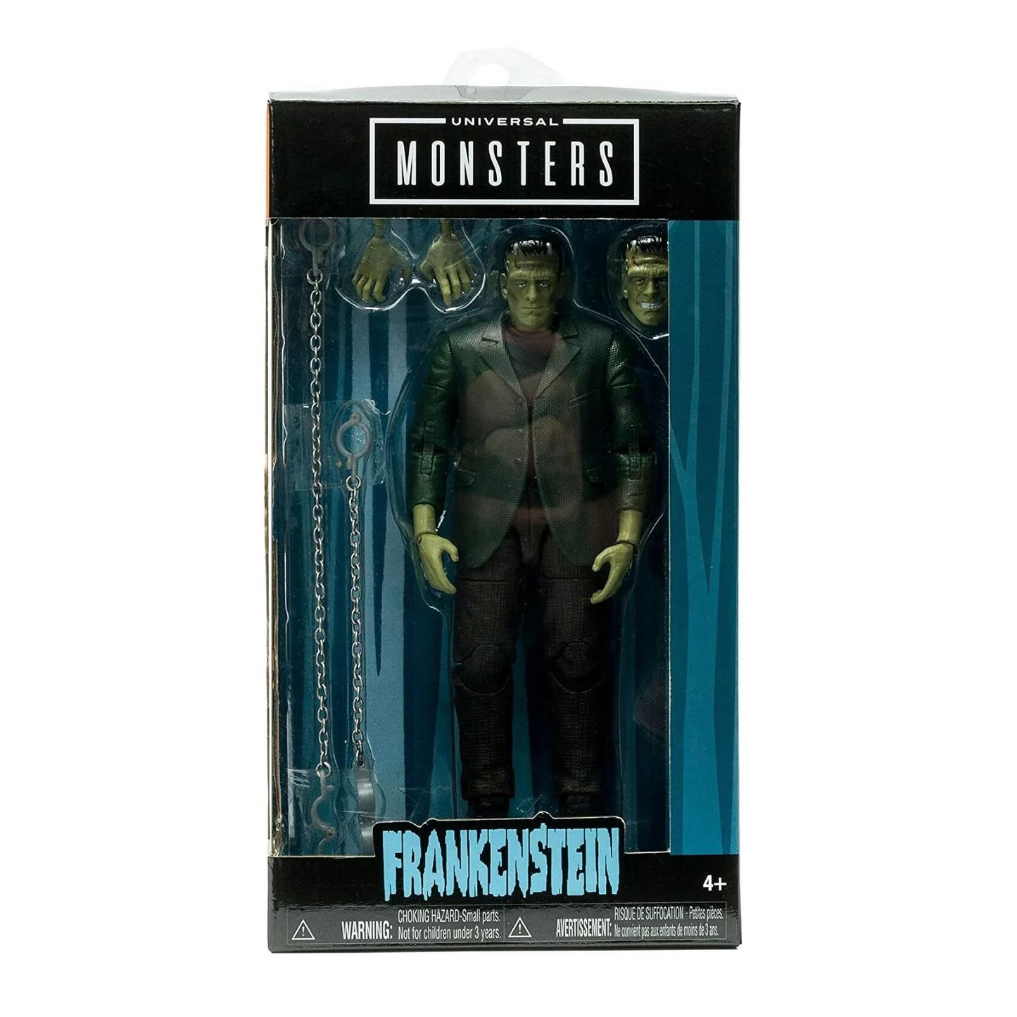 Jada Toys Universal Monsters 6" Frankenstein Action Figure, Brown/Green