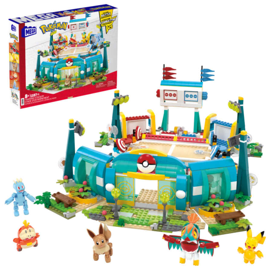 MEGA Pokemon Training Stadium Building Playset (1101 Pieces)