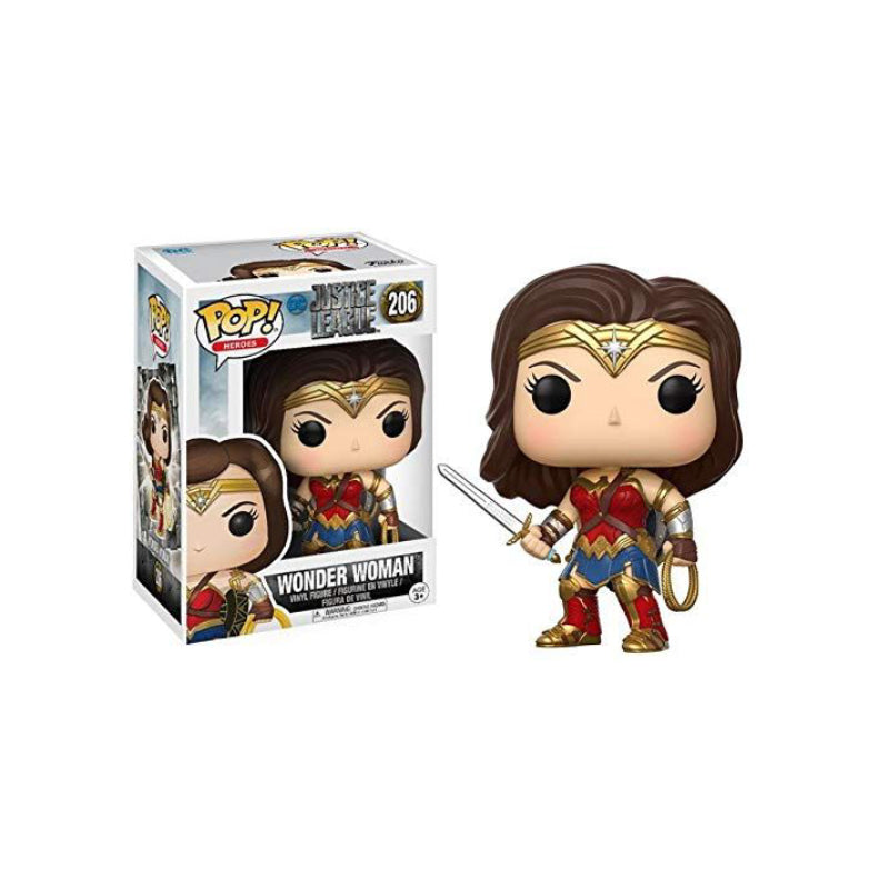 Figura de Wonder Woman de la Liga de la Justicia de DC de Funko Pop! Movies