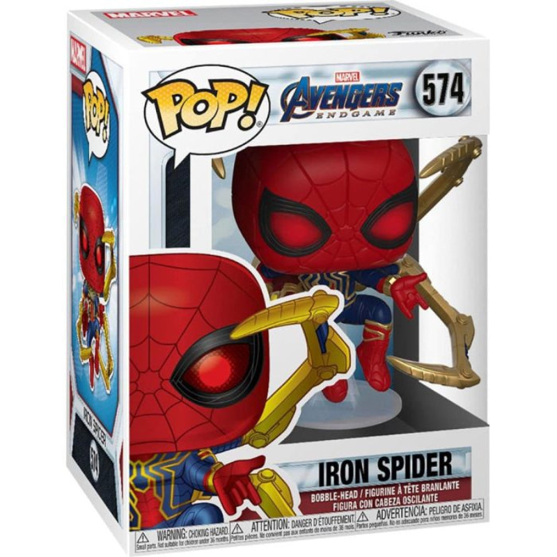 Figura de Iron Spider de Marvel Avengers Endgame de Funko Pop!