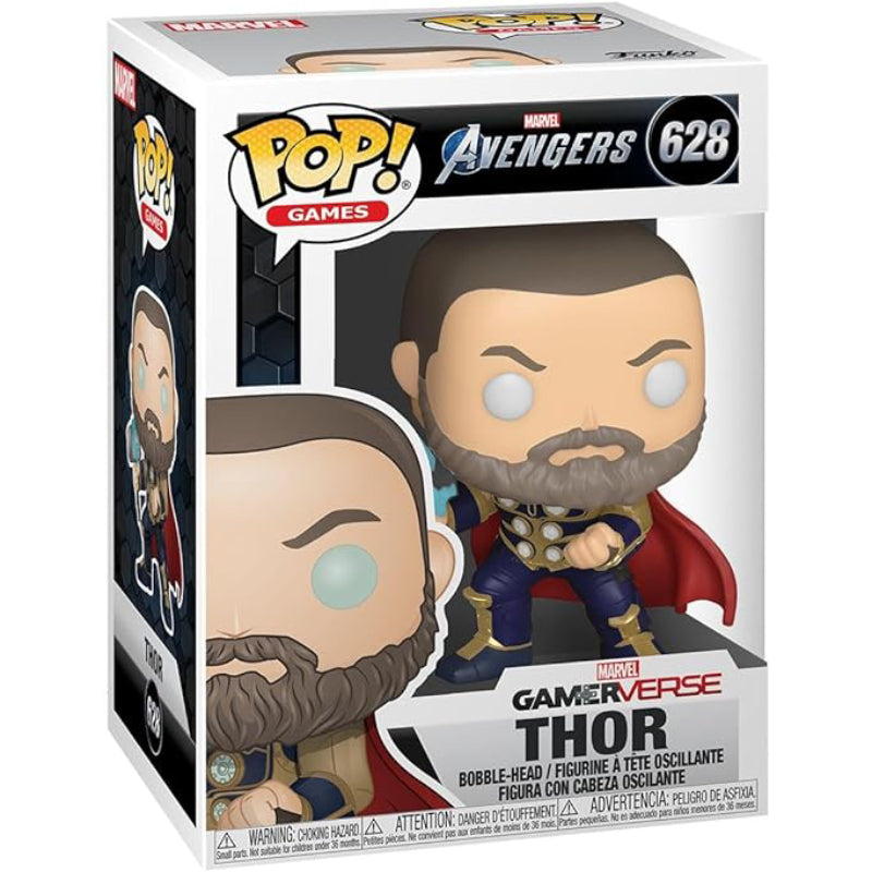 Figura de Thor (traje tecnológico Stark) del juego Funko Marvel Avengers