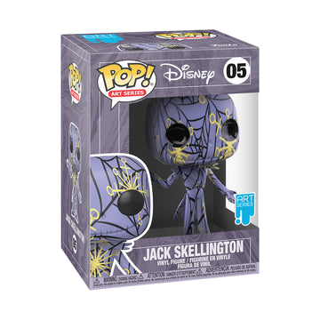Figura de Jack Skellington de la serie del artista Pesadilla antes de Navidad de Disney Funko Pop!