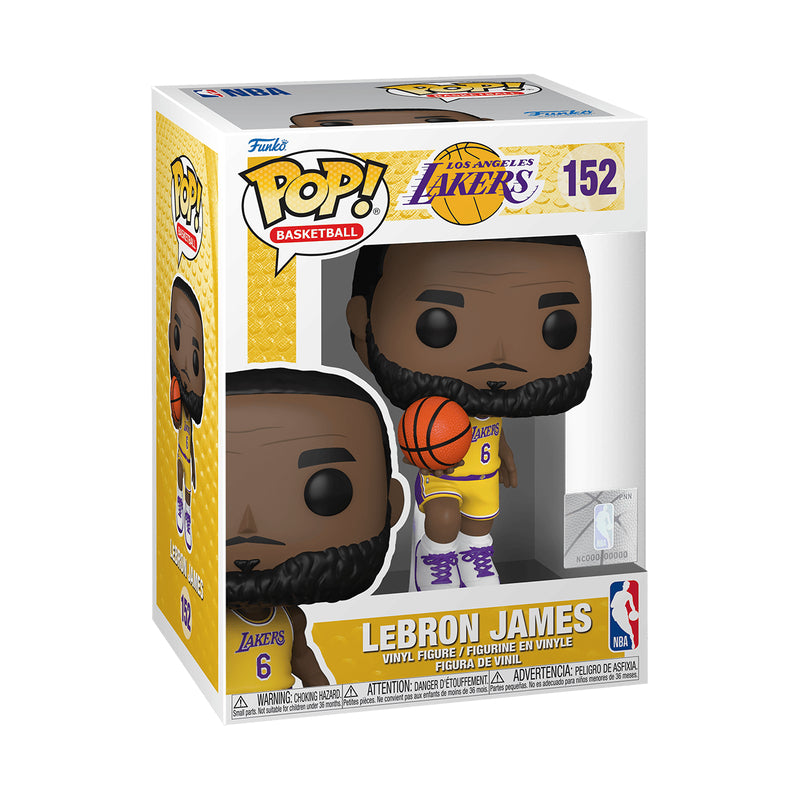 Figura Funko Pop! de Lebron James de los Lakers de la NBA con la camiseta número 6