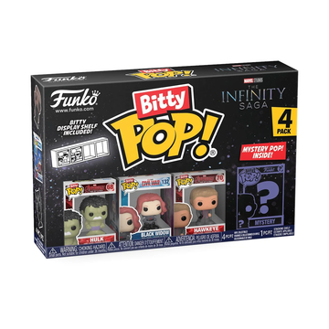 Funko Bitty Pop! Marvel: The Infinity Saga Hulk Figures (4 Pack)