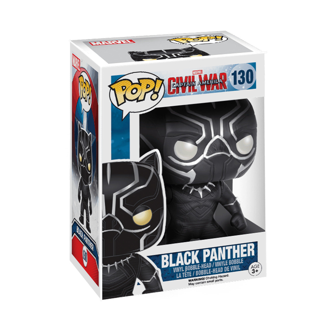 Figura de Pantera Negra Funko Bitty Pop! de Marvel Civil War