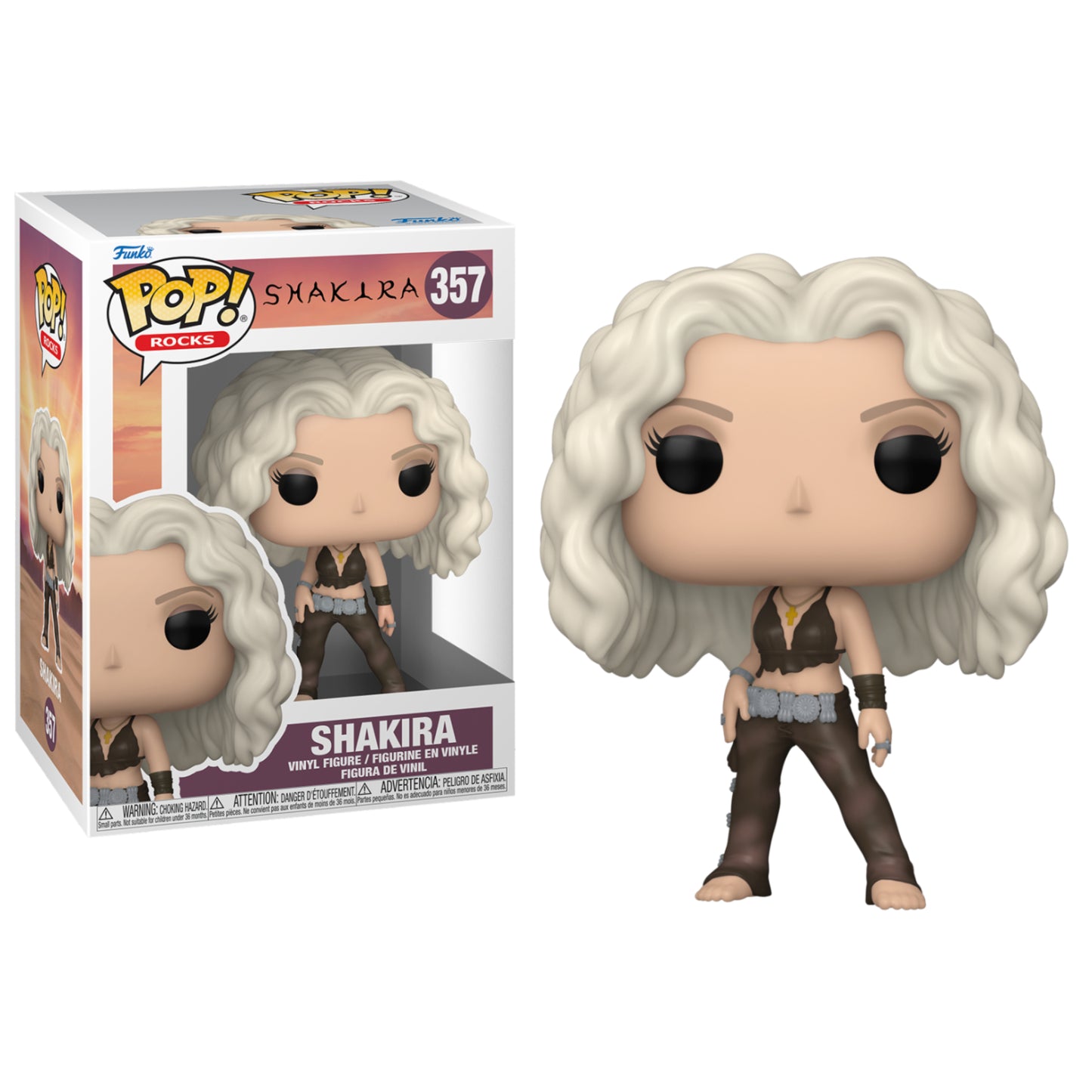 Funko Pop! Rocks Shakira Wherever/Whenever Vinyl Figure