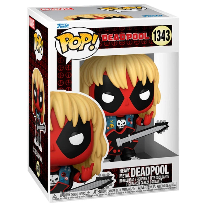 Funko Bitty Pop! Marvel: Heavy Metal Band Deadpool Figure
