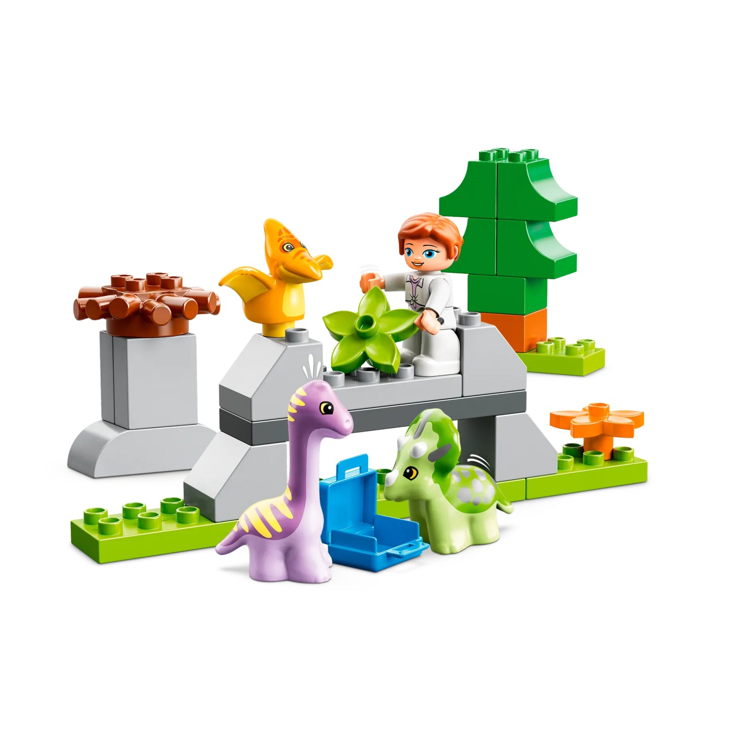 LEGO Duplo Jurassic World - Juego de construcción de guardería de dinosaurios (27 piezas)