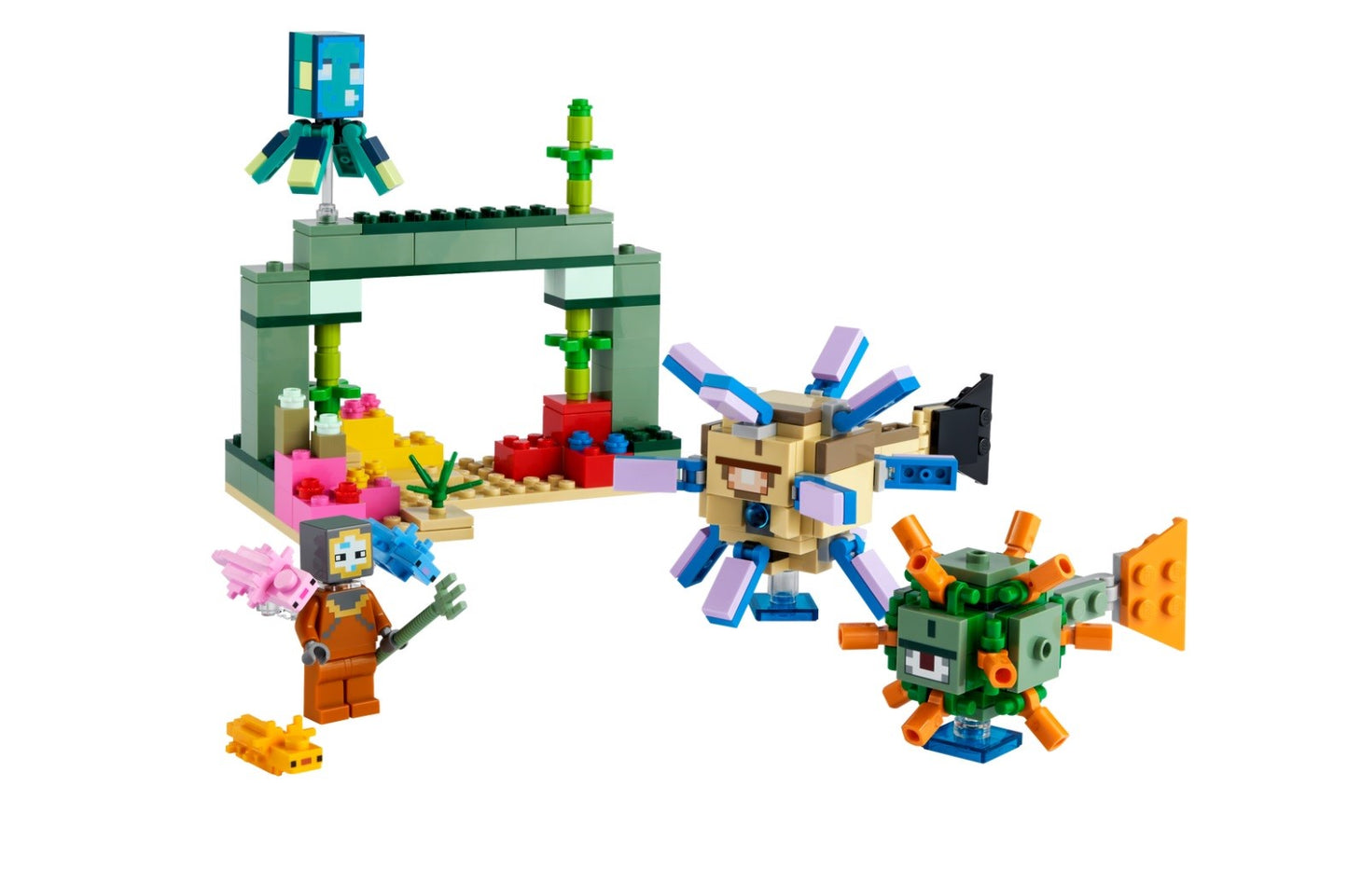 LEGO Minecraft Guardian Battle Building Toy Set (255-Pieces)