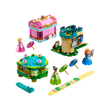 Juego de construcción LEGO Disney Aurora, Merida y Tiana's Enchanted Creations (558 piezas)