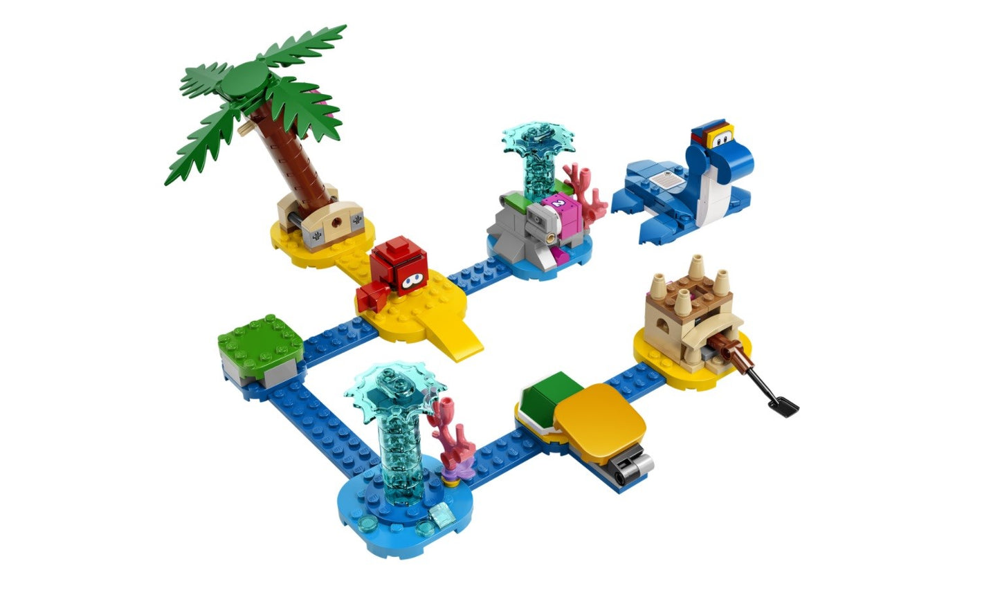 LEGO Super Mario Dorrie™ Beachfront Expansion Building Toy Set (229-Pieces)