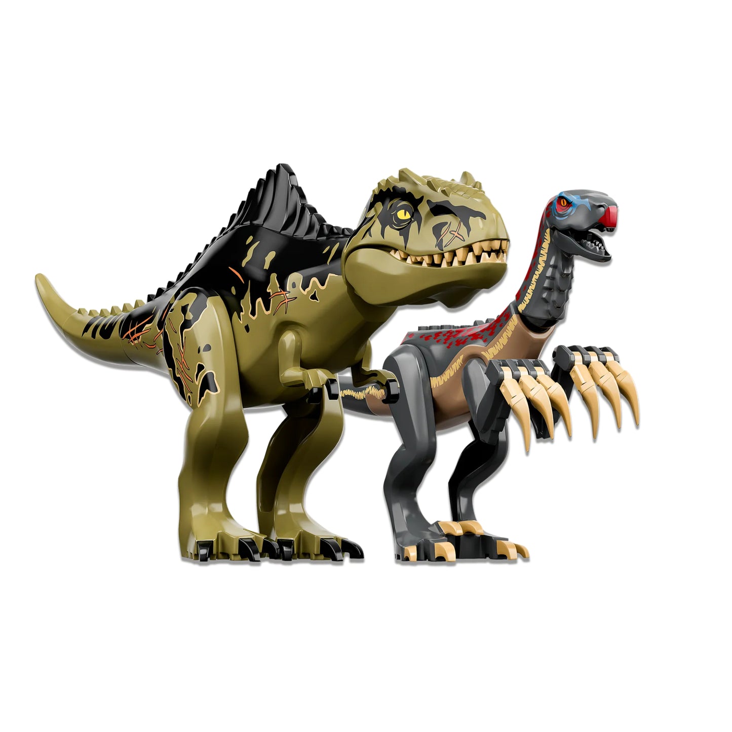 LEGO Jurassic World Giganotosaurus & Therizinosaurus Attack Building Toy Set (810-Pieces)
