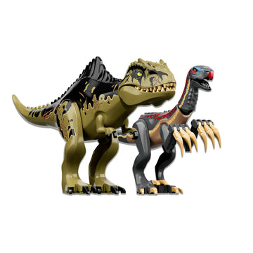 LEGO Jurassic World Giganotosaurus & Therizinosaurus Attack Building Toy Set (810-Pieces)