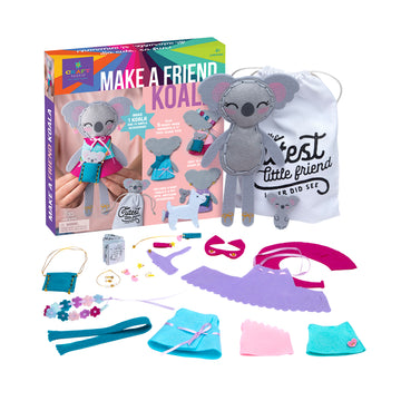 PlayMonster Make A Friend Koala Sewing Craft Kit (77-Pieces)