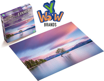 YWOW 20x27" Jasmine Scented Mindfulness Sensory Jigsaw Puzzle (1000-Piece)