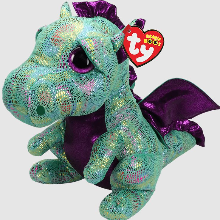 Peluche grande de dragón Cinder de Ty Beanie Boos