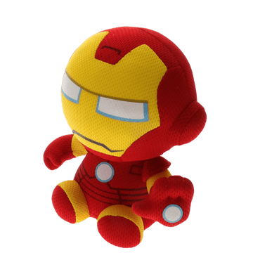Ty Beanie Babies 8" Marvel Iron Man Plush Toy - Red/Yellow - Curacao
