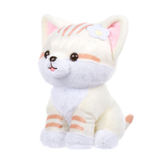 Amuse 13.5" Cat Plush Toy - Cream Sand