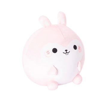 Honeymaru Rolling Mochi 10" Bunny Plush Toy - Pink