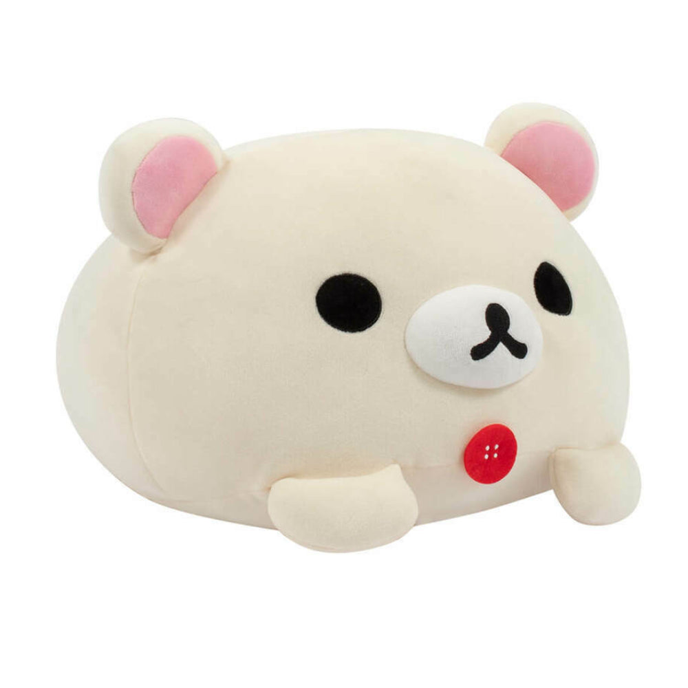 Peluche de cojín Mochi original de San-X, Rilakkuma, Korilakkuma, color blanco