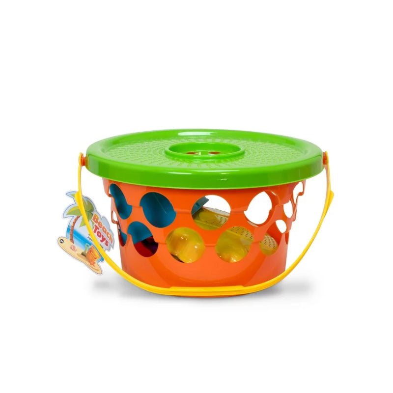 Amloid Beach Bucket Toy Set (8-Pieces)