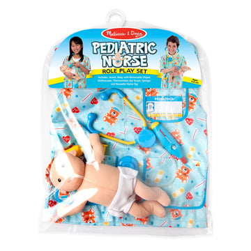 Conjunto de disfraz de enfermera pediátrica para juego de rol de Melissa &amp; Doug Kids