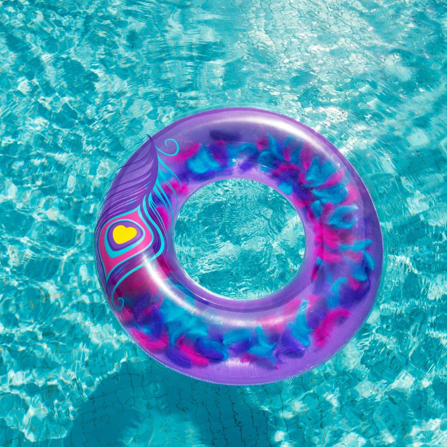 Bestway H2OGO! Flirty Feather Swim Ring - Curacao