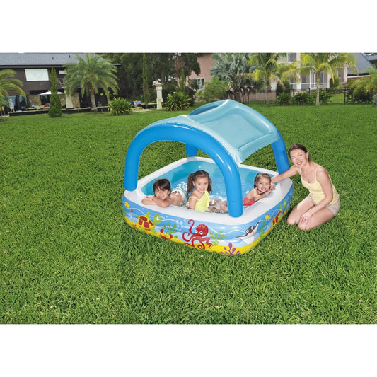 Bestway H2OGO! Inflatable Canopy Play Pool - Curacao