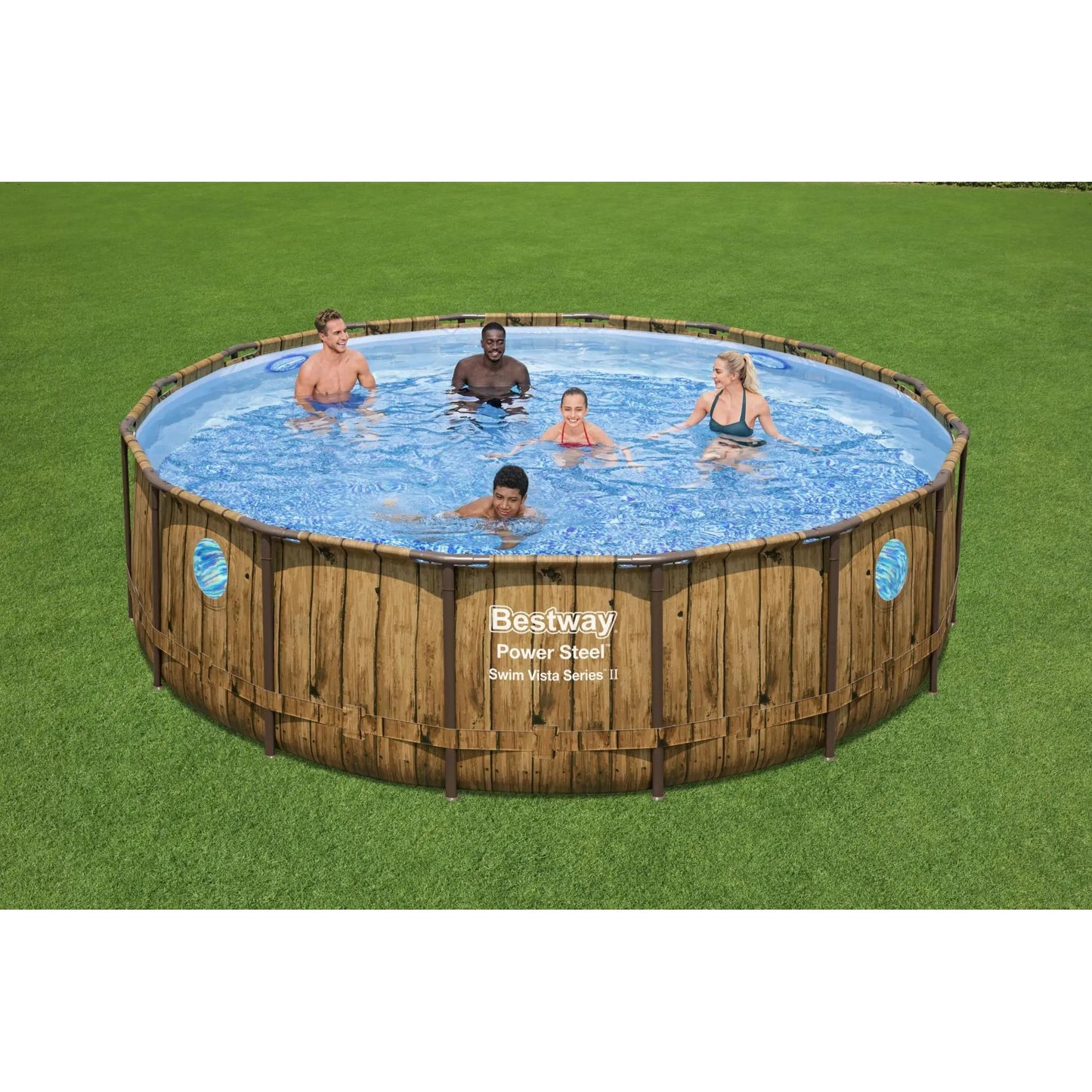 Bestway Power Steel Swim Vista Series II 16' X 48" Above Ground Pool Set