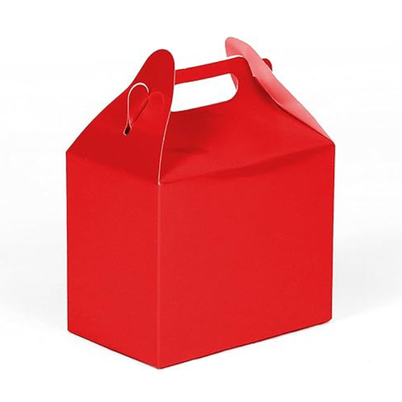 ABI Medium Biodegradable Kraft/Craft Favor Boxes - Red