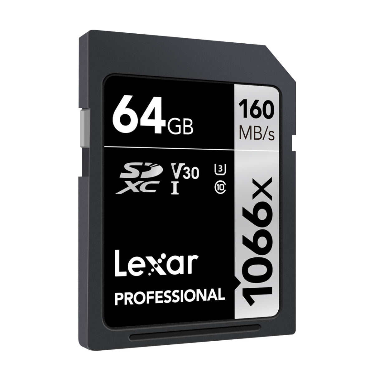 Tarjeta de memoria Lexar Professional SDXC 1066x UHS-I de 64 GB