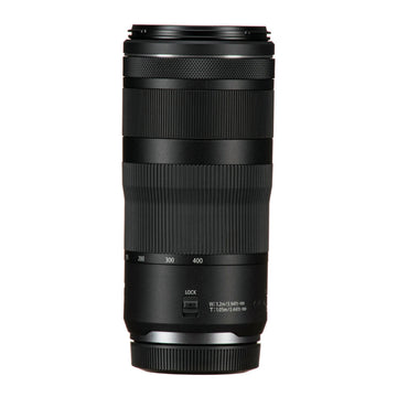 Teleobjetivo zoom Canon RF 100-400 mm f/5,6-I IS USM para cámaras con montura RF de Canon, color negro