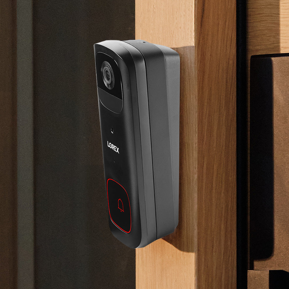 Lorex 2K Battery Video Doorbell, Black