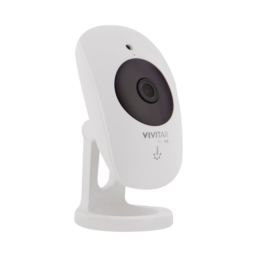 Cámara inteligente para el hogar con Wi-Fi, gran angular, 1080p, HD, con detección de movimiento, color blanco, Vivitar IPC113-WHT