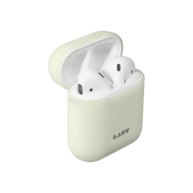 Estuche de carga Laut Pod para Apple Airpods (1.ª y 2.ª generación) que brilla en la oscuridad