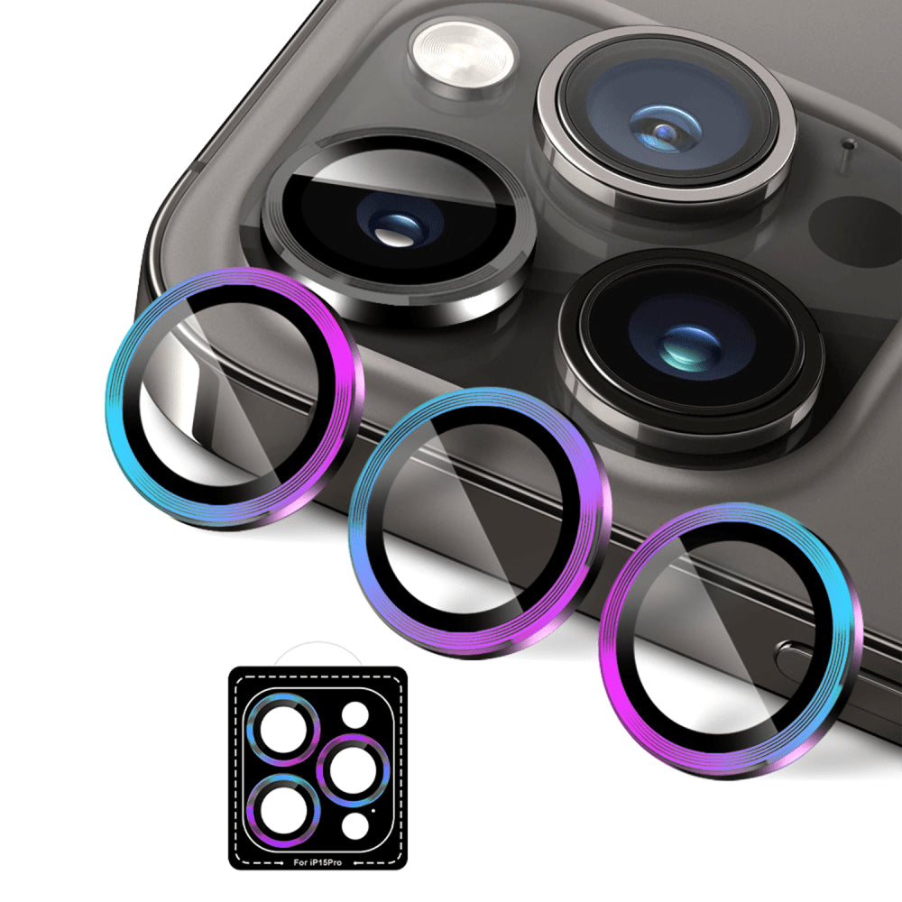 Gadget Guard Camera Lens Protector for Apple iPhone 15 Pro - Iridescent