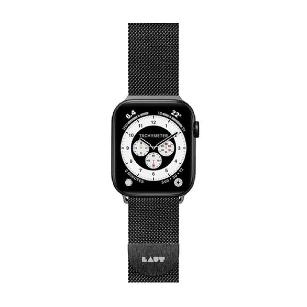 Laut Steel Loop Band for 42/44/45/49mm Apple Watch - Black