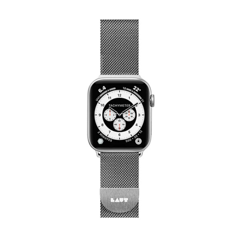 Laut Steel Loop Band for 42/44/45/49mm Apple Watch - Silver