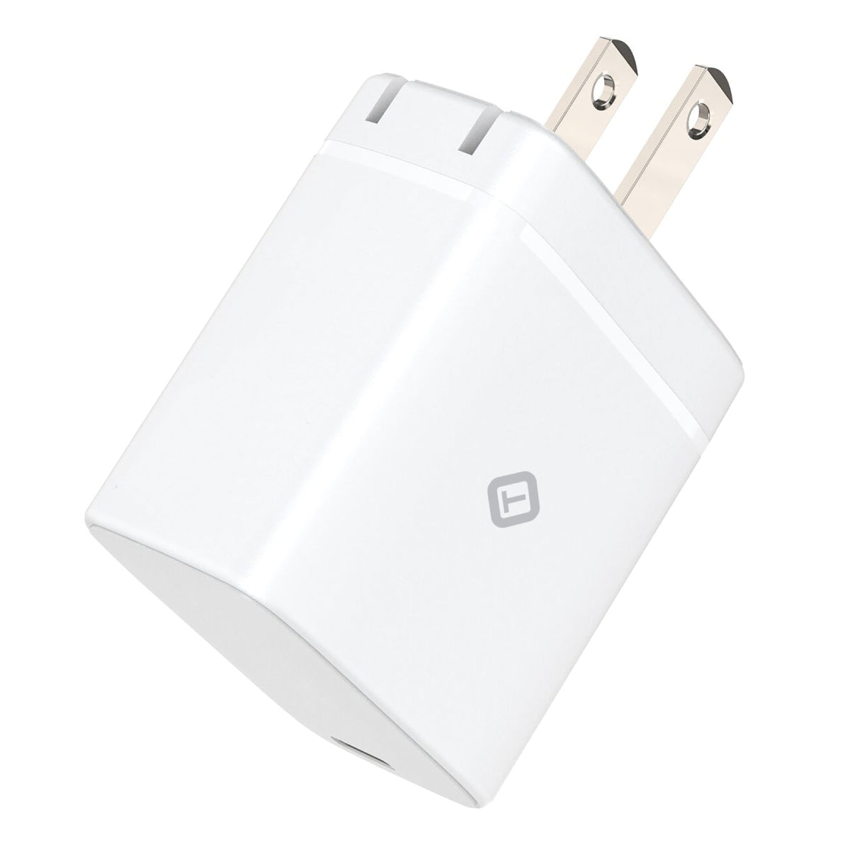 Cargador de pared con un solo puerto USB-C GaN de 45 W de Tekya, color blanco