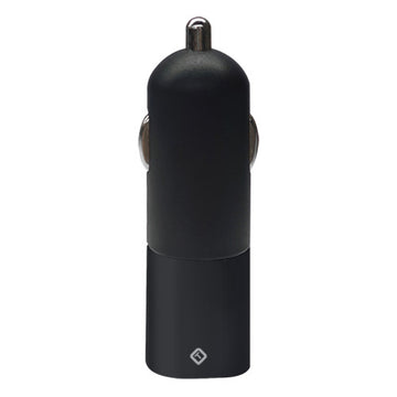 Cargador para coche Tekya de 2,4 A con puerto USB, color negro