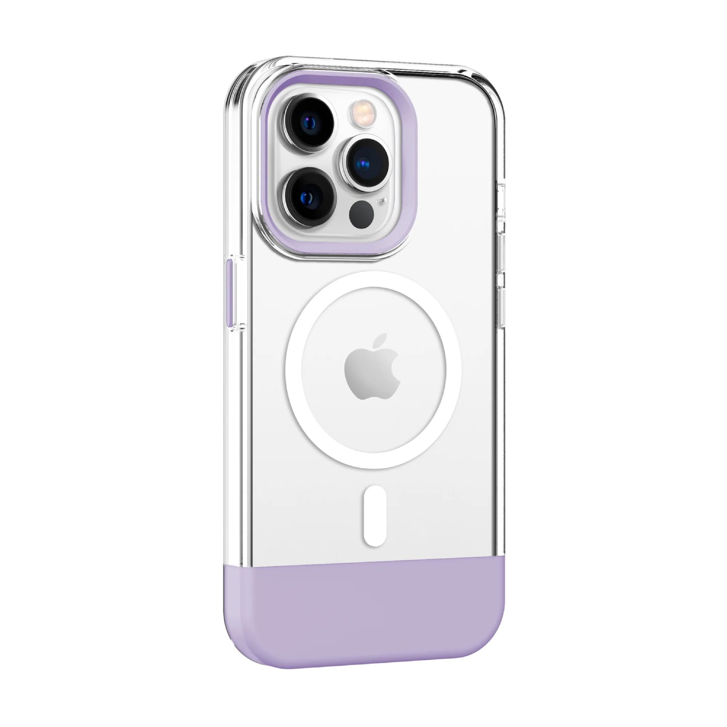 Funda MagSafe Nimbus9 Ghost 3 para iPhone 15 Pro - Lila transparente